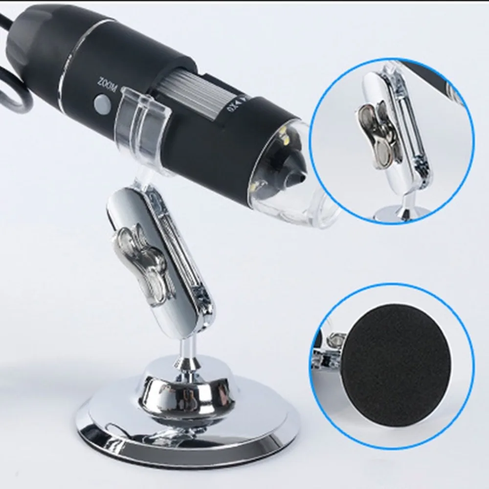  8LED 1600X HD Digital Microscope Magnifier Electronic Magnifier Handheld Digital Microscope Industr