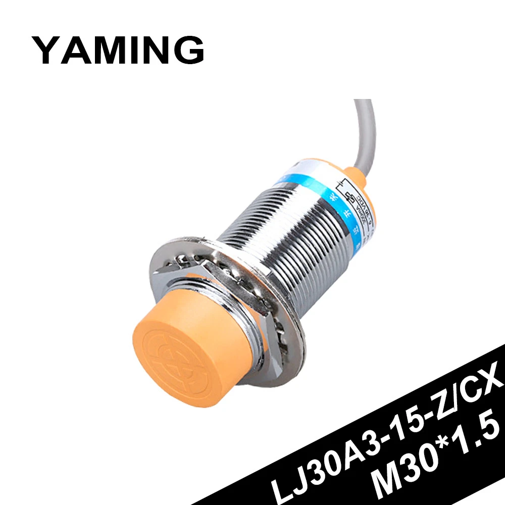 

Inductive Proximity Switch Sensor Metal Shell Long Distance Type Inductive Column Sensor DC/AC NO/NC Detecting LJ30A3-15-Z/CX