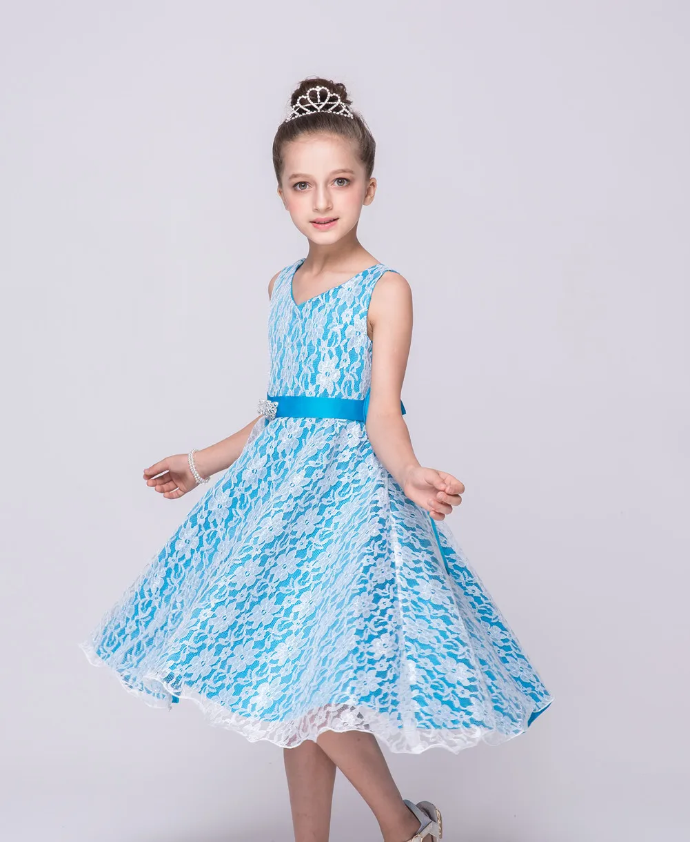2019 г., лидер продаж, кружевное Пышное Платье принцессы без рукавов для больших мальчиков в европейском и американском стиле детское
