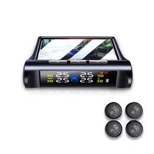 Система контроля давления в шинах, солнечная энергия, TPMS, беспроводной, 4 внешних датчика для автомобиля CSL88