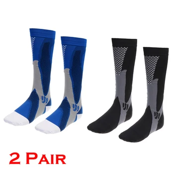 

2 Pair Men's Sport Baseball Football Soccer Compression Socks Calf High Sock Men Women Compression Socks Fit For Sports