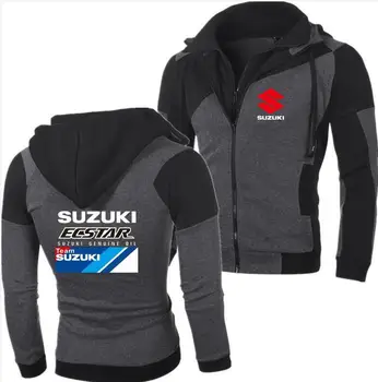 

2019 fall Men Andrea Iannone 29 Suzuki Team ecstar Men hoodies sweatshirts casual men hoodie Blue