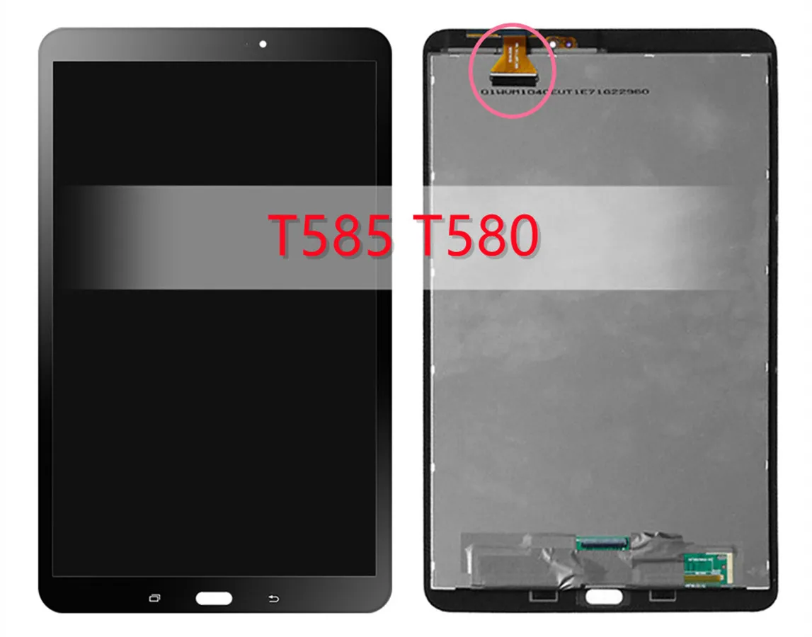 Nuovo Per Samsung Galaxy Tab A 10.1 Sm-T585 T580 T585 Display Lcd + Touch Screen Digitizer Assembly