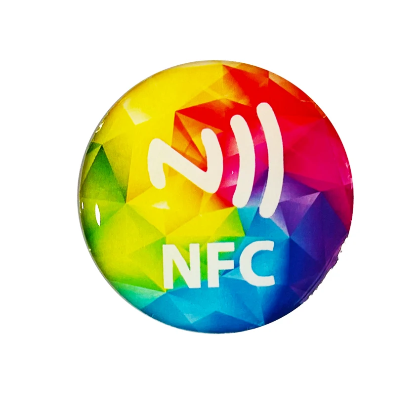 Наклейка NFC фотоэтикетка водонепроницаемая эпоксидная наклейка для обмена