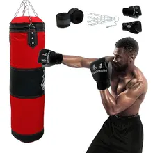 

Professional Boxing Punching Bag Fitness Sandbag Home Hook Hanging Kick Punching Training Fight Karate Punch Muay Thai Sand Bag