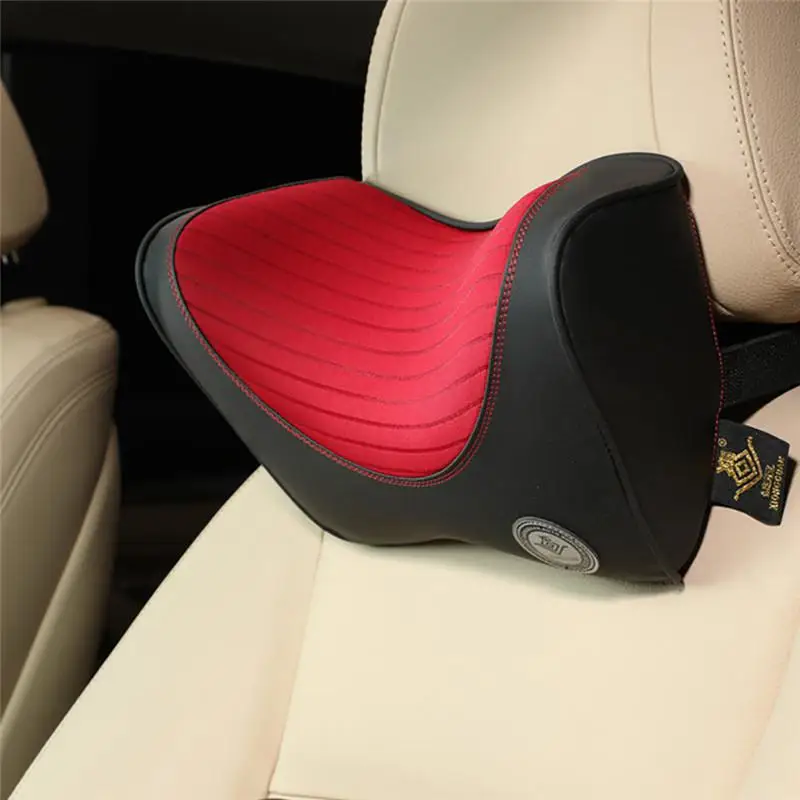 

Car Interior Accessories Car Headrest Neck Support Pillow Back Cushion Memory Foam Back Pain Relief Neck Pillow 4 Color