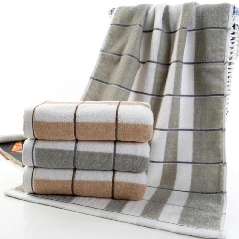 Plaid 100% Cotton Kitchen Hair Hand Hotel Beach Spa Bath Face Towel Thick Soft For Adults Kids Home asciugamani handdoeken | Дом и сад