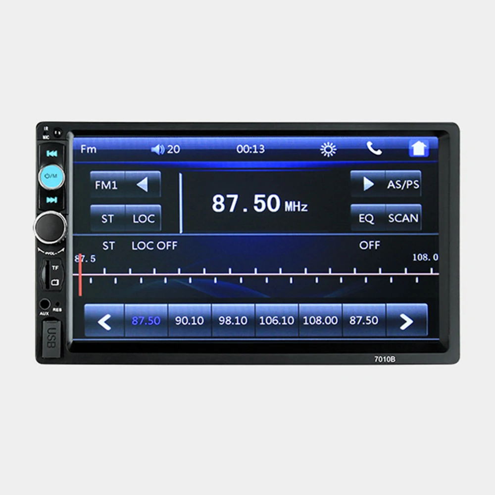 Автомобильное радио ram 7 ''7018B 2 DIN Универсальное автомобильное радио gps радио MP5 плеер сенсорный экран Bluetooth+ задняя камера мультимедийный блок плеер