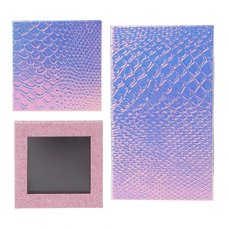 

Fish Scale Empty Magnetic Makeup Palette DIY Eyeshadow Concealer Case Holder