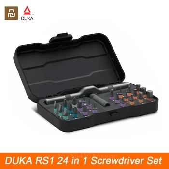 

Xiaomi DUKA RS1 24 in 1 Screwdriver Set Ratchet Wrench Screw driver Kit S2 Magnetic Bits Tools Set DIY Household Repair Tools