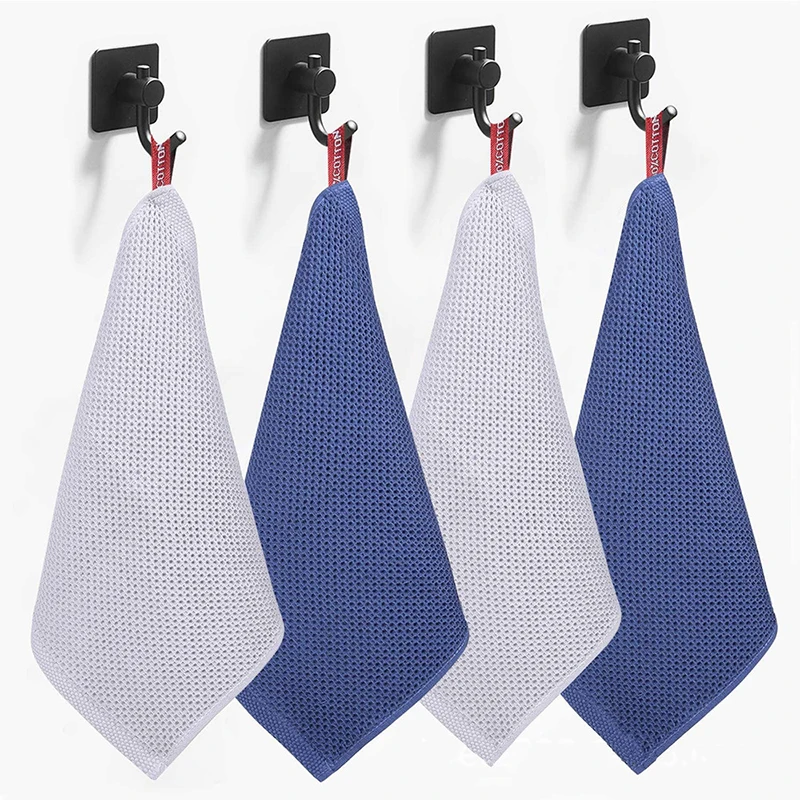 Ultra-Absorbent Waffle Cotton Kitchen & Home Cleaning Towels