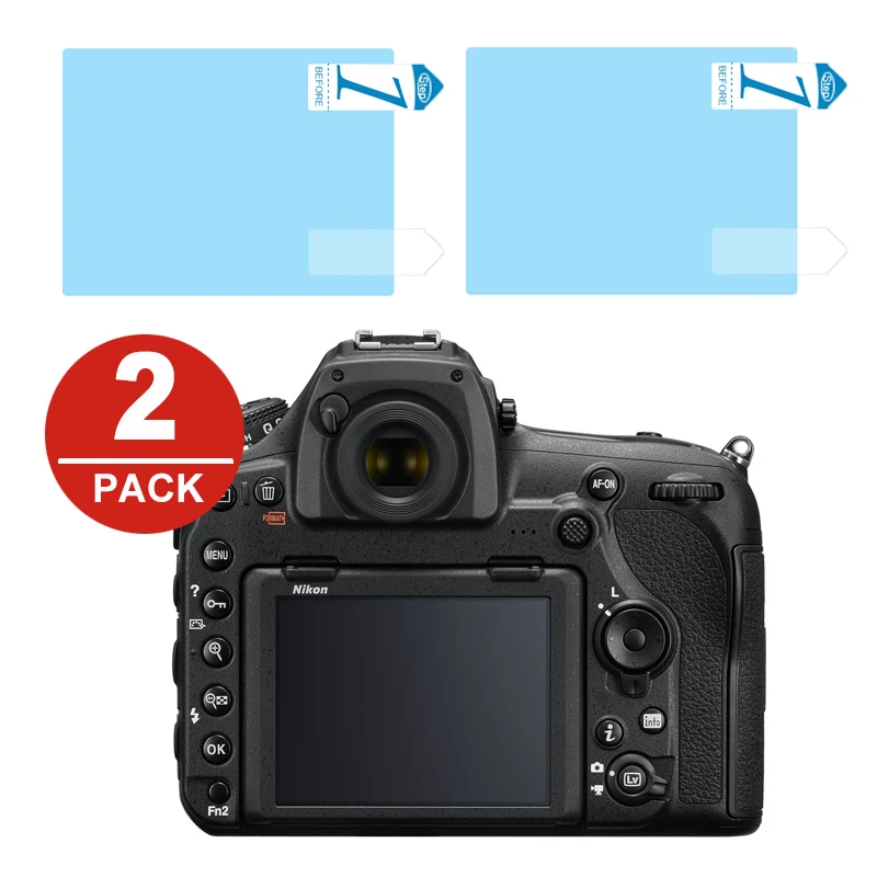 2x Protector de pantalla LCD película de protección para Nikon Z6 Z7 Z50 D500 D850 D750 Z5 D7500 D7200 D810 D800 D610 D3500 D3400 D5600 D5500