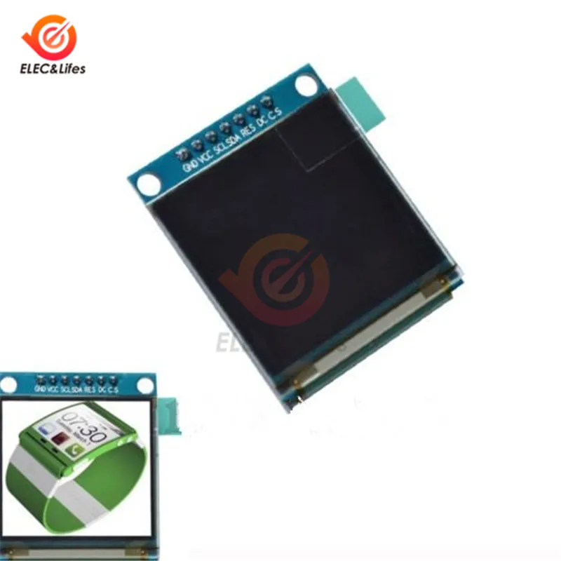 Полноцветный OLED-модуль с дисплеем 1 5 дюйма 7 контактов SSD1351 Драйвер IC 128(RGB)* 128