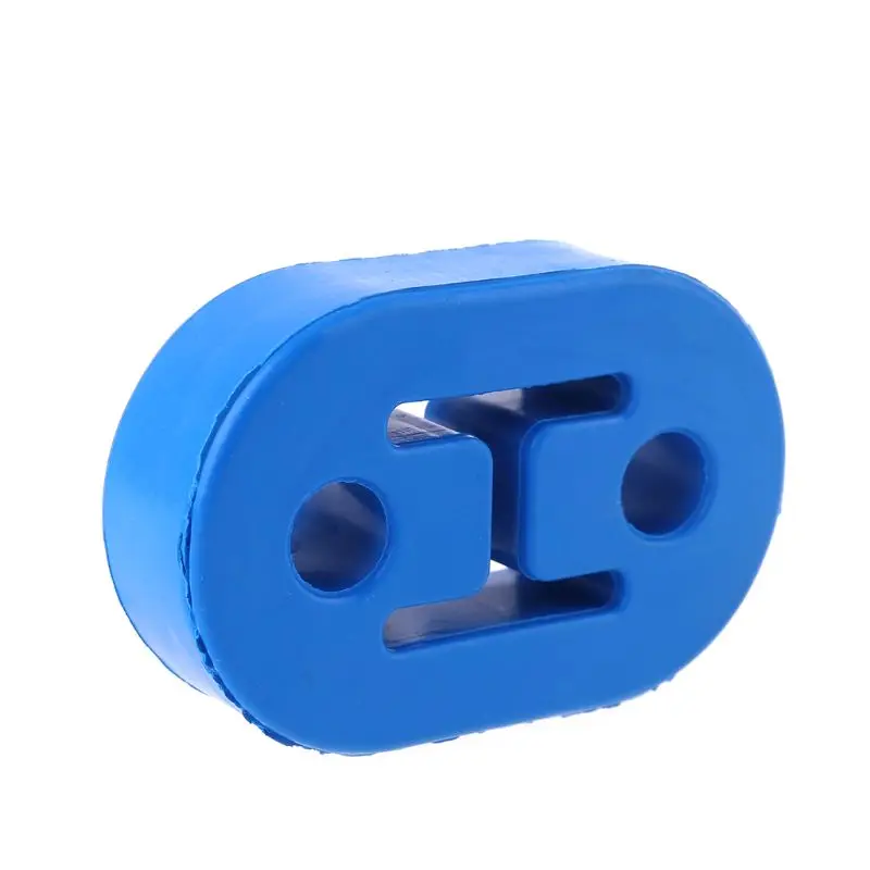 2x Heavy Duty Exhaust Hanger Bushing Support 2 Holes Bracket Rubber