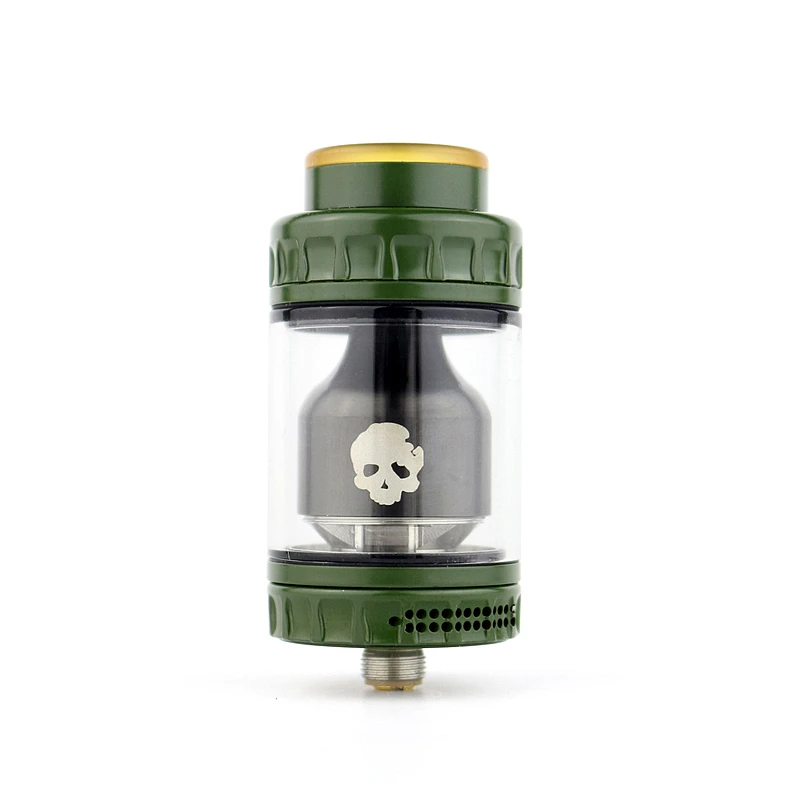 army green DOVPO Blotto RTA Стекло пузырь/ULTEM пузырьковая трубка 2/6 мл Танк 510 нить легкое наполнение электронная сигарета распылитель vs zeus X - Цвет: army green