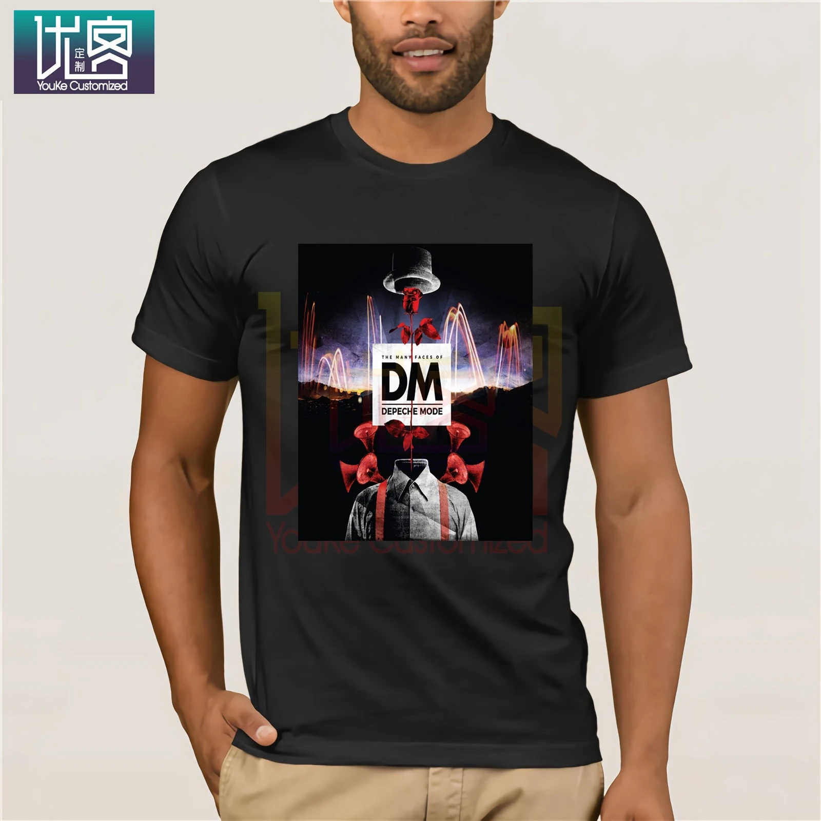 

Many Faces Of Depeche shirt Mode Amazing Short Sleeve Unique Funny Tees Cotton Tops T Shirt Funny Tees Cotton Tops T Shirt