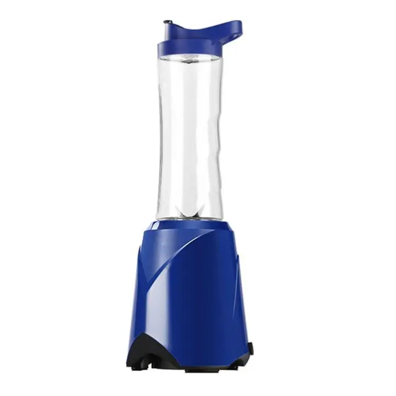 250W 600ml 4 Blades Portable Electric Juicer Blender Fruit Milkshake Mixer - Цвет: Синий