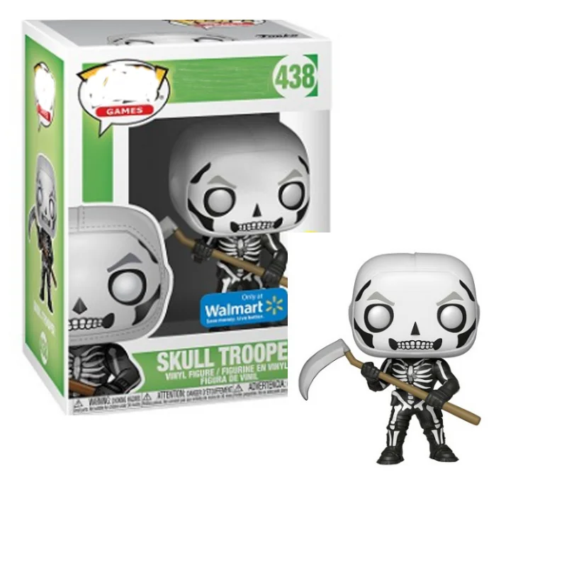 Funko POP GAME Fortnited Battle Royale fortress night ПВХ Модель Игрушки для мальчиков фигурка виниловая модель коллекционные изделия подарки игрушки - Цвет: Серый