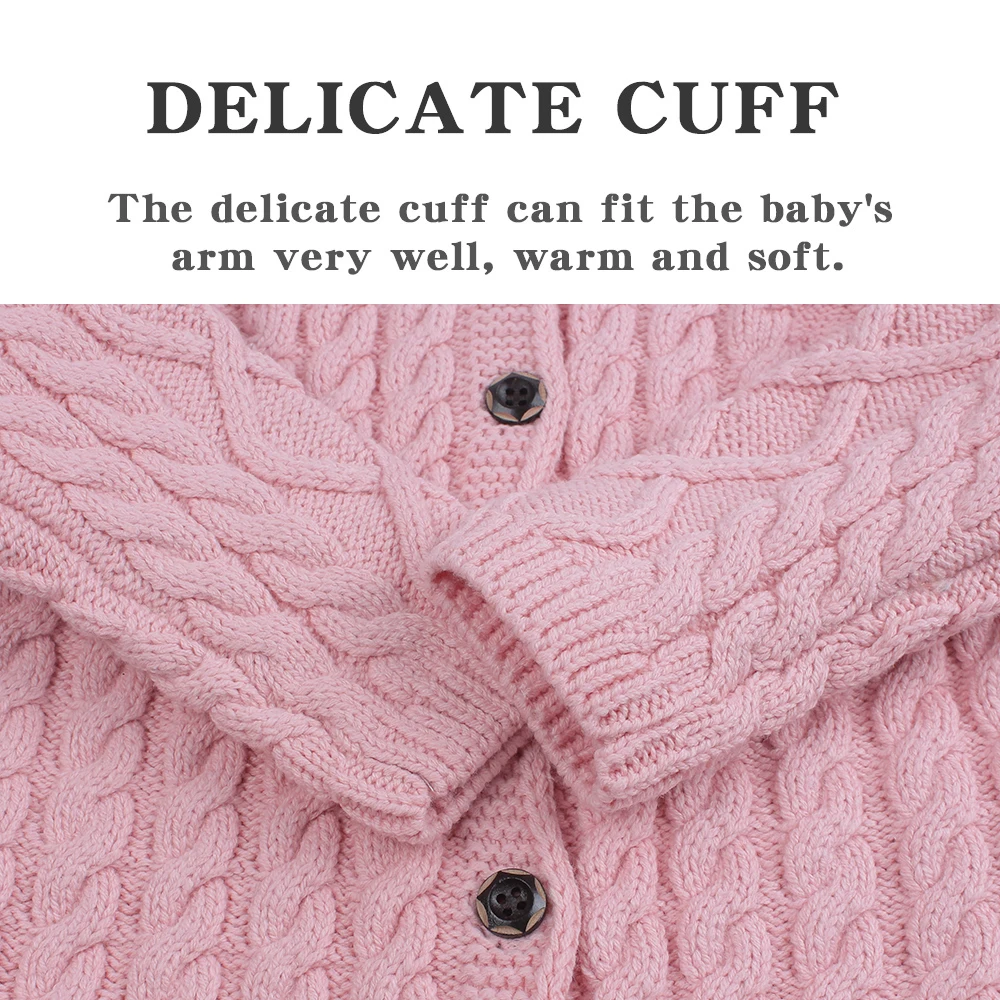 Twist Baby Girls Sweater Cotton Long Sleeve Cardigan for Girls Infant Toddler Sweaters Autumn Winter (10)