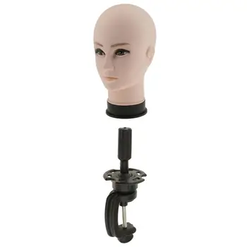 

22" Wig Head Mannequin Manikin Head, Style, Model & Display Women's Wigs, Hats & Hairpieces and more - with Stand Clamp