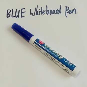 1PC pennarello magnetico per lavagna bianca di colore blu pennarello per lavagna cancellabile Kawaii pennarelli per disegno cancellabili a secco per lavagna bianca