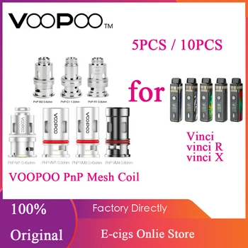 

Original VOOPOO PnP Mesh Coil for VINCI /Vinci X / Vinci R Mod Kit PnP-VM1 0.3ohm / PnP-R1 0.8 ohm Heads Voopoo Vinci Kit Coils