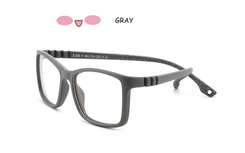 C1 Vintage Blue Light Kids Glasses Children Optical Frame For Boy Girl Transparent Sun Glasse Anti Glare Computer Prescription UV - Цвет оправы: C1