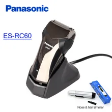 Panasonic ES-RC60 электробритвы с Pop-up для мужчин мытья тела двойной режущий головка перезаряжаемая бритвенная машина Влажная и сухая
