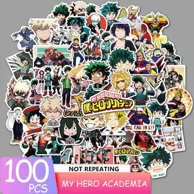 100pcs Anime Stickers Demon Slayer Hunter X Graffiti DIY Luggage Laptop Skateboard Phone Decal Sticker Toys 100pcs