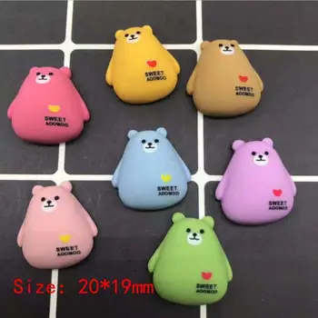 

Kawaii Flatback Resin cute sweet fat bear flat back Cabochon Art Supply Decoration Charm Crafts DIY Hair bow accessories