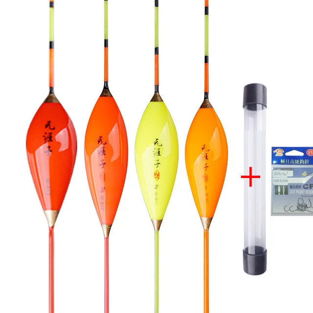 1 Piece Composite Nano Fishing Float+1 Float Tube+1 Bag Gift Fishing Hooks