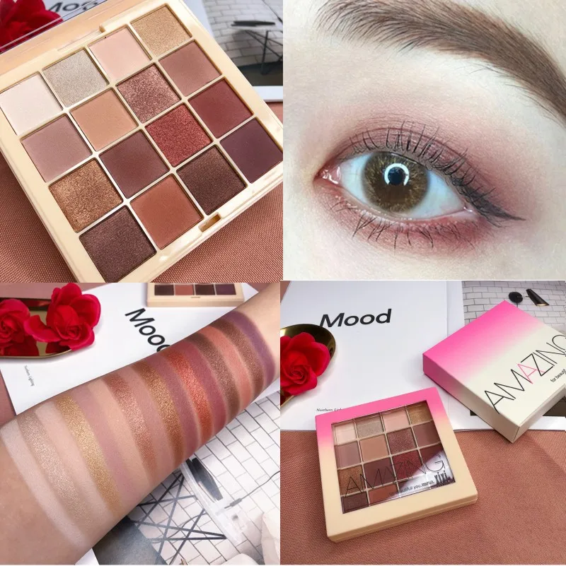 

Ultimate 16 Colors Glitter Eyeshadow Makeup Pallete Matte Eye shadow Palette Shimmer Eyeshadow Powder Pigment Cosmetic Palette