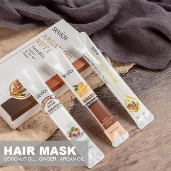 

Sevich 10pcs Anti-Loss Treatment Hair Conditioner Hair Care Product 5PCS Organic Argan Oil Hair Mask Smooth Repair Hair Keratin