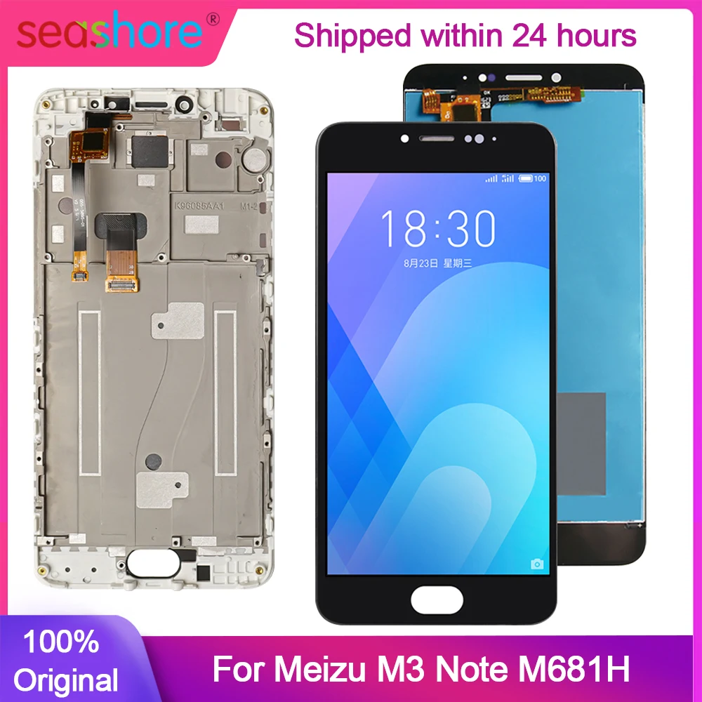 Original Display For MEIZU M3 NOTE M681H LCD Display Touch Screen For Meizu Note3 LCD Display Digitizer Replacement Parts