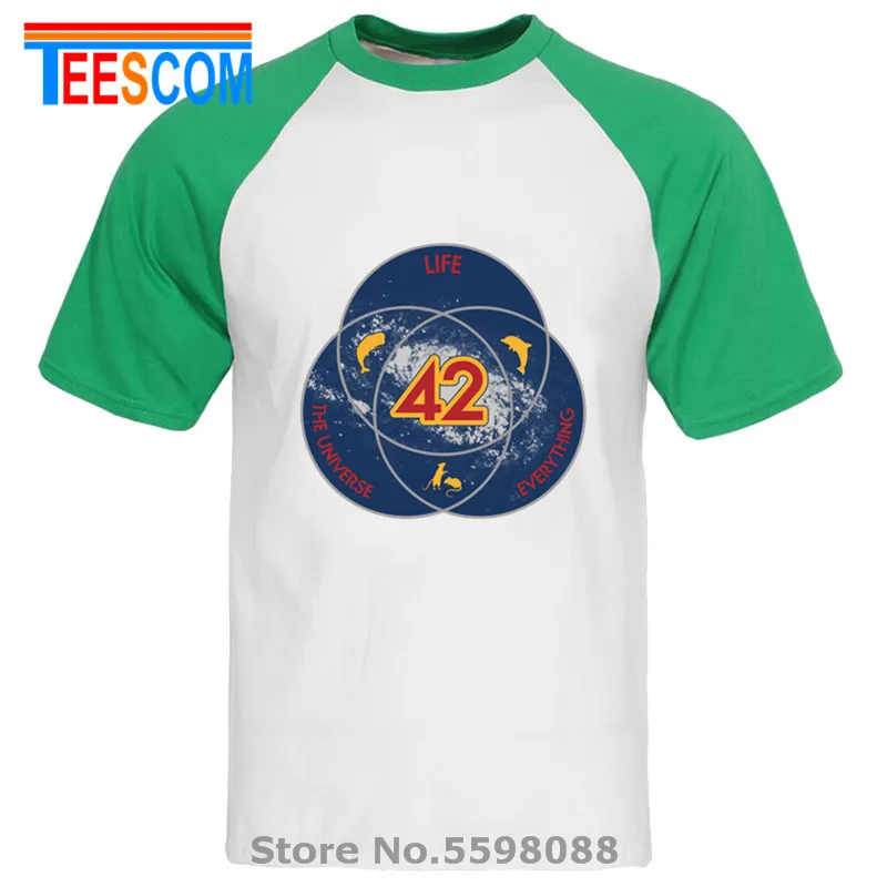 Raglan white green
