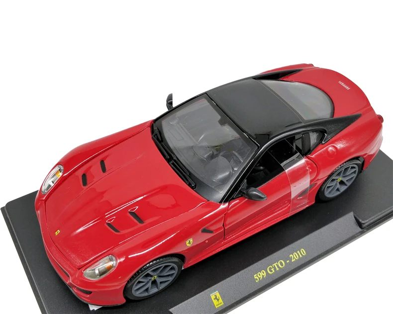 Bburago 1:24 599 GTO 2010 Красный/Черный Топ литой модельный автомобиль