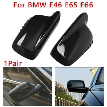 

New Arrival High Quality 1Pair Mirror Cover Cap For BMW E46 E65 E66 745i 750i 51167074236+51167074235
