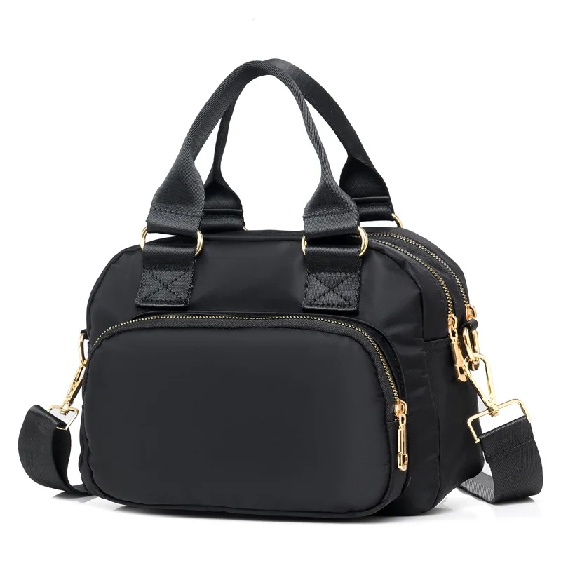 

Direct Selling 2019 New Style Nylon Shoulder Bag Hand Shoulder Cloth Bag Waterproof Oxford Cloth WOMEN'S Bag Korean-style Solid
