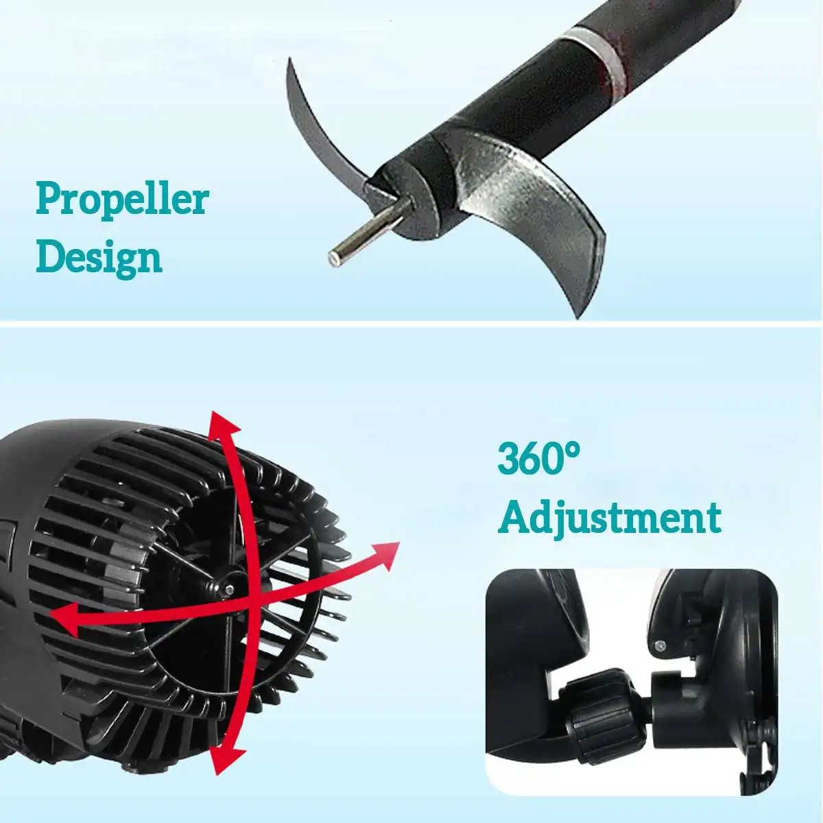 220V насос волны чайник Wavemaker водяной насос высокого Мощность 10/15/25 Вт для аквариума аквариумный насос осевой насос для серфинга насос