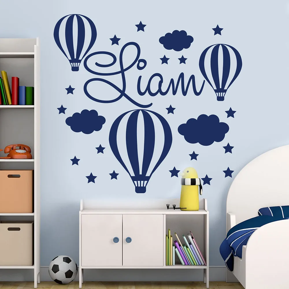 air balloon wall stickers
