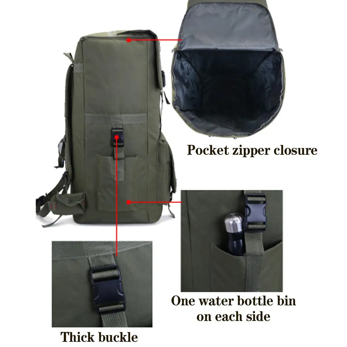 110л альпинистская Сумка военный рюкзак Водонепроницаемый тактический рюкзак спортивный Кемпинг Туризм альпинистская сумка для женщин и мужчин