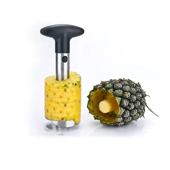 

New 1Pc Stainless Steel Easy to use Pineapple Peeler Accessories Pineapple Slicers Fruit Knife Cutter Corer Slicer Kitchen Tools