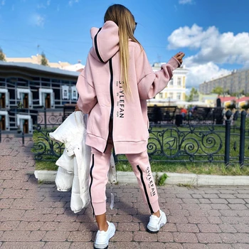 BE ACTIVE IN STYLE---Two Piece Set Casual Tracksuit Streetwear Running Sportswear  2