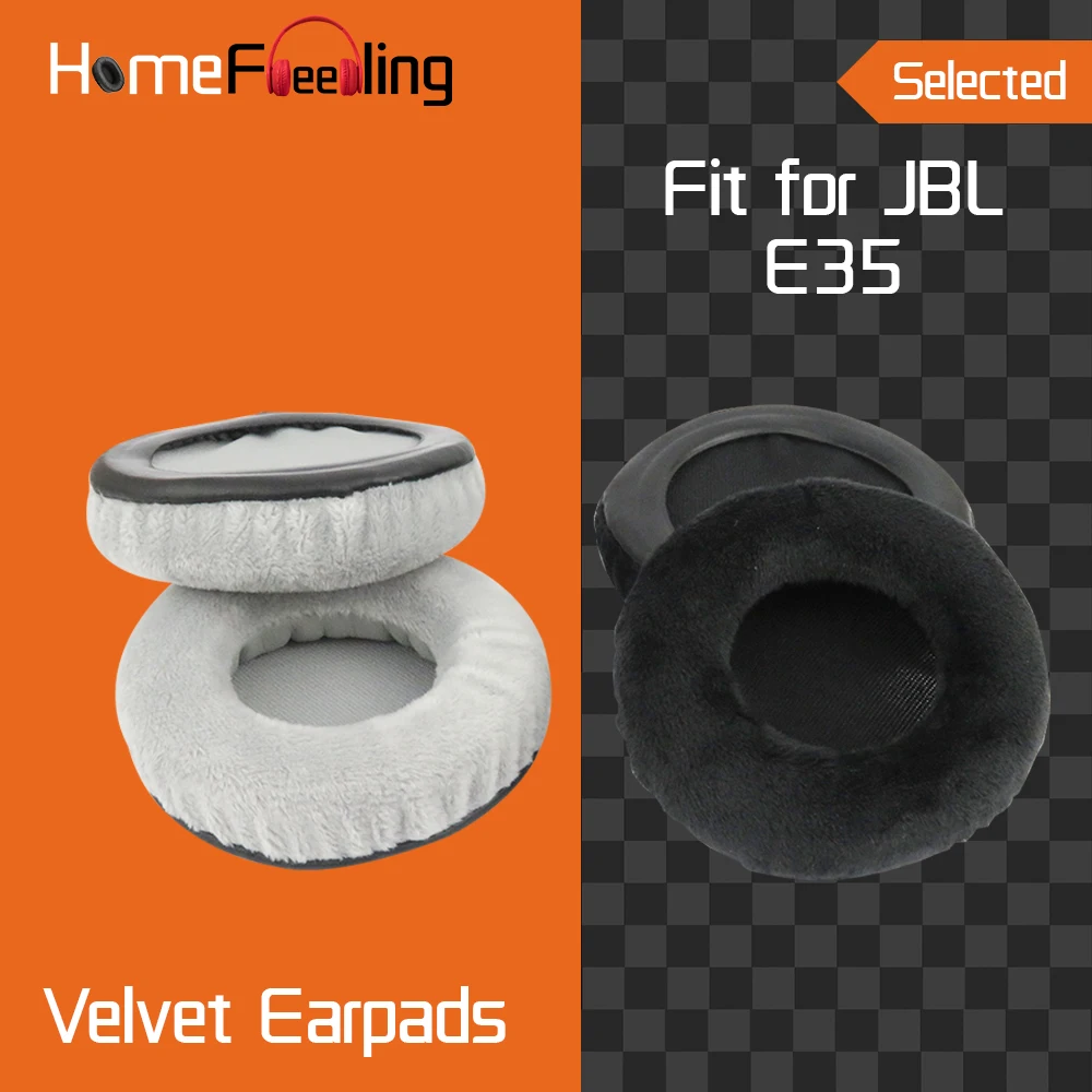 Homefeeling Earpads for JBL E35 Headphones Earpad Cushions Covers Velvet Ear Pad Replacement