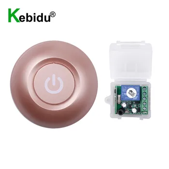 

433Mhz Universal Wireless Remote Control DC 12V 1CH relay Receiver Module Switch RF Transmitter Lock Control Room Lights