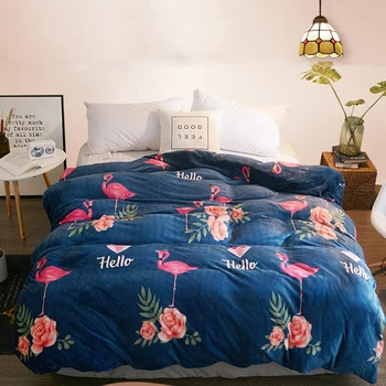 

European style lazy quilt with sleeves family blanket cloak cloak resting dormitory with covered velvet blanket Quilt cover