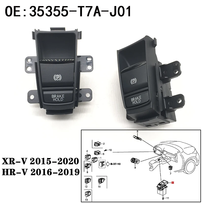 12 Pin Electric Hand Brake Switch Honda HR-V VEZEL Electric Hand
