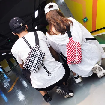 

2019 Fashion Women Men Waist Bag Leisure Pack For Girls Boy Letter Bum Bags Cool Packs Chest Crossbody Bag More Colours Black