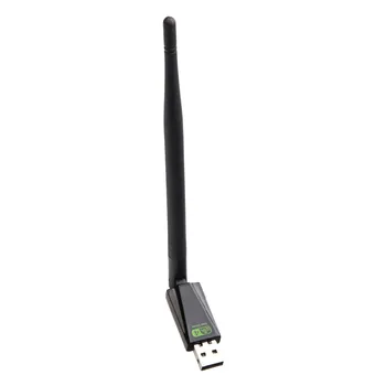 

802.11N free driver Ethernet Wifi adapter WiFi dongle Wi-fi receiver Wireless network card (with 5DB antenna)