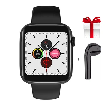 

Original Smart Watch W35+Earphone Waterproof IP68 Bluetooth Smartwatch ECG Heart Rate Monitor Whatsapp Reminder VS W34 IWO 13 T5